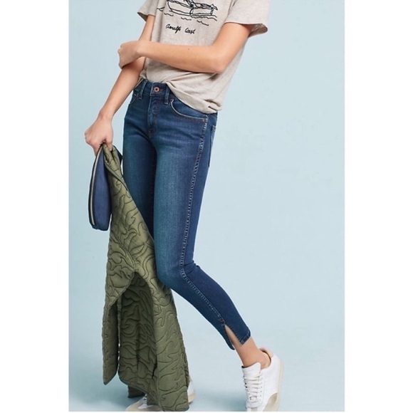 Pilcro and the Letterpress Anthropologie Mid Rise Skinny Jeans - Picture 1 of 5